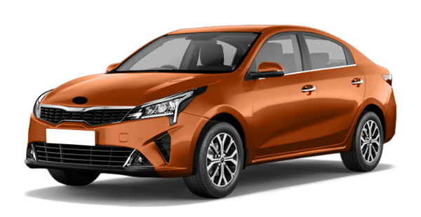 Kia Rio Burnt Orange